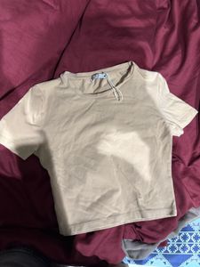 zara crop top
