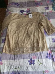 Elegant Lace Top - New with Tags