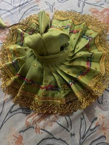 Green Dress for Krishna Idol only 1 dres