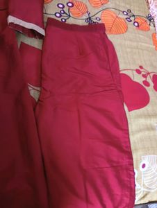 Beautiful  Anarkali Red Suit 🤩