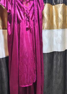 Satin Night Suit Set