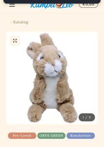 combo Cute Plush Bunny Toy(12cm) and baby hippo