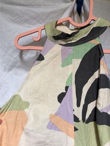 Boho Abstract Print Halter Neck jumpsuit