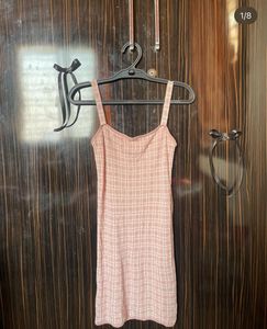 Pink Dress with Cardigan Set💗✨💕