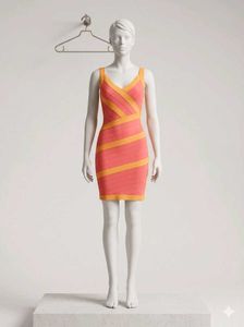 Stunning Striped Bodycon Dress