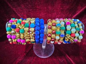 Vibrant Thread Bangles Set ( combo of 4 for 200)
