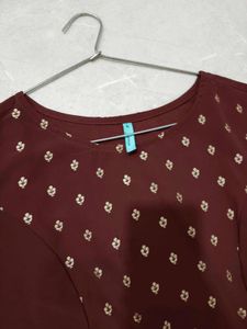 Stylish Brown Kurta Set with Shrug
