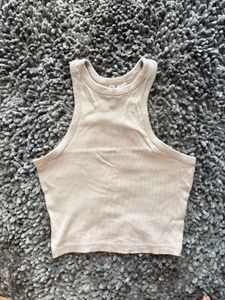 Ribbed Racerback Tank Top