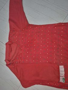 Red Polka Dot Kurta