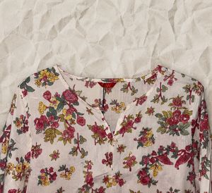 🦢Floral Print Kurta
