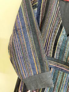 Stylish Striped warm winter dress