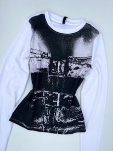 Printed Long Sleeve Top