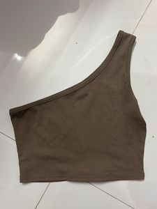 One-Shoulder Crop Top
