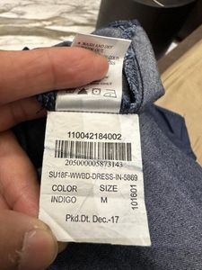 last price Denim Patch Dress