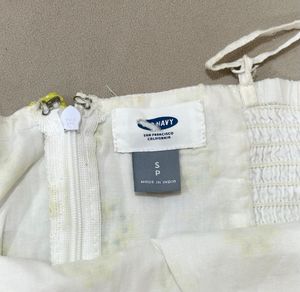 Cute White Hakoba Cotton Sundress