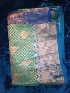 Art silk saree (dual-toned)