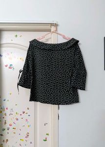 Chic Polka Dot Top | Office wear