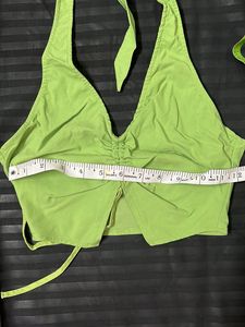 Halter Green Top