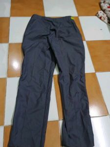 Classic Grey Pleated Trousers