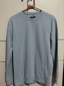 Studio M Blue Textured Knit Sweater