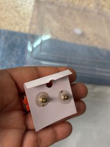 Beautiful Orange Flower Daisy Earrings