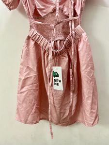 Elegant Pink Off-Shoulder Dress