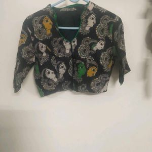 kalamkari cotton Saree with blouse