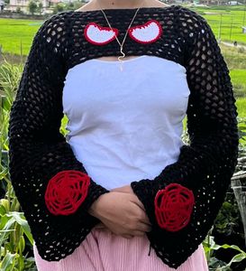Crocheted Spiderweb Shrug