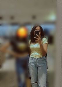Yellow Floral Crop Top | Cute