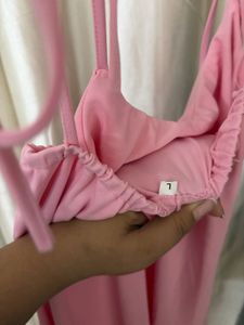 Trendy Baby Pink Bodycon Dress