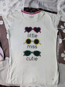 White Shirt-little Miss Cutiee