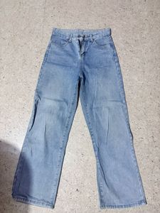 Light Wash Wide Leg Jeans