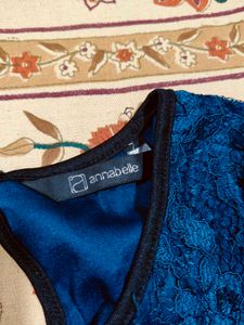Elegant Teal Lace Top