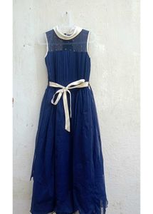 Navy Blue Princess Frock