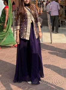 purple dress set