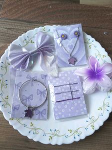 purple colour a new hair accessories