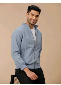 Men's Blue Casual Jacket