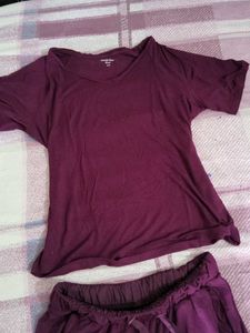 purple lounge wear . super comfy
