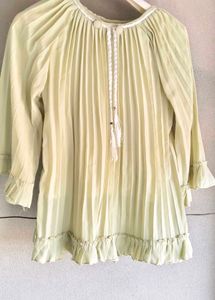 Chic Pleated Kurta Top