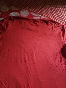 INC Red Embellished Top
