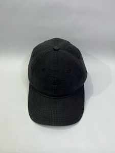 Black Textured Baseball Cap