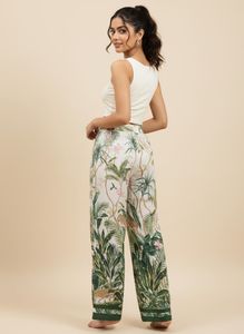 High waist Trousers Pants