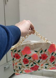 Beautiful Kadhai Work Kids Handbag