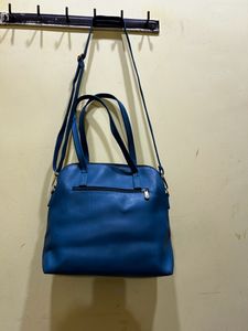 Baggit Peacock Blue Handbag