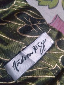 Olive Green Patterned Tie
