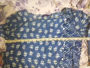 Boho Blue Print Dress