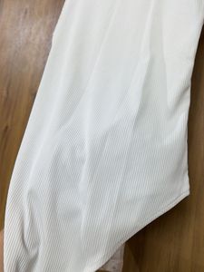 Sleek White Mock Neck Bodysuit