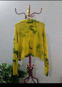 Tie-Dye Knit Cardigan