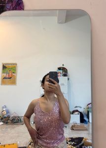 Sparkly Pink Cami Top