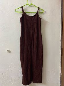 Women's Textured Slip Dress